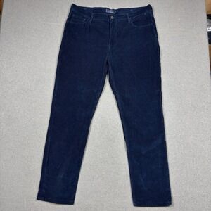 Vineyard Vines Straight Leg Corduroy Pants Mens 38x32 Casual Preppy Blue